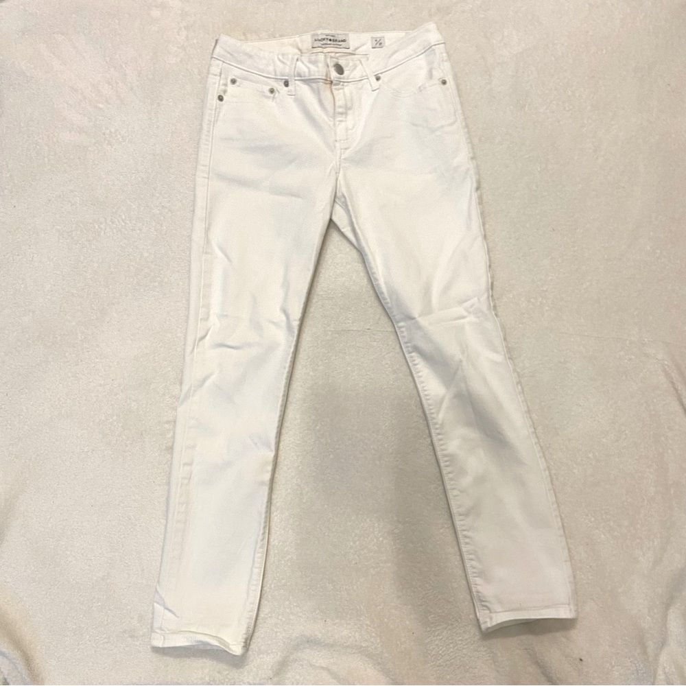White Lolita crop Lucky Brand jeans